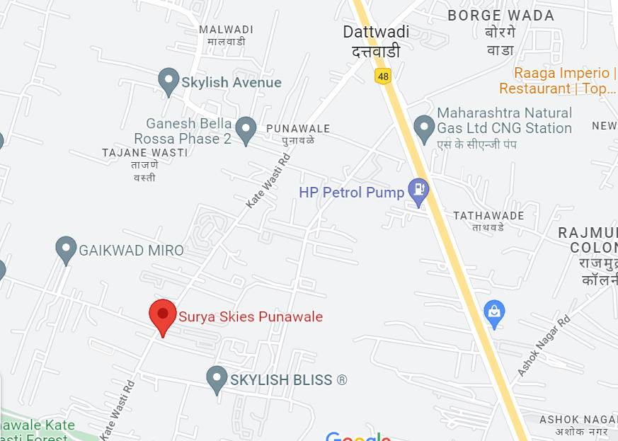Surya Skies Punawale map